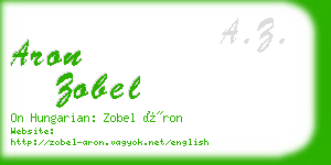 aron zobel business card